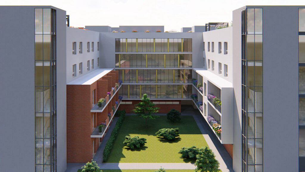 Progettazione architettonica edilizia sanitaria - Agorà Soluzioni - Nuova residenza sanitaria assistita – Lissone (MB)