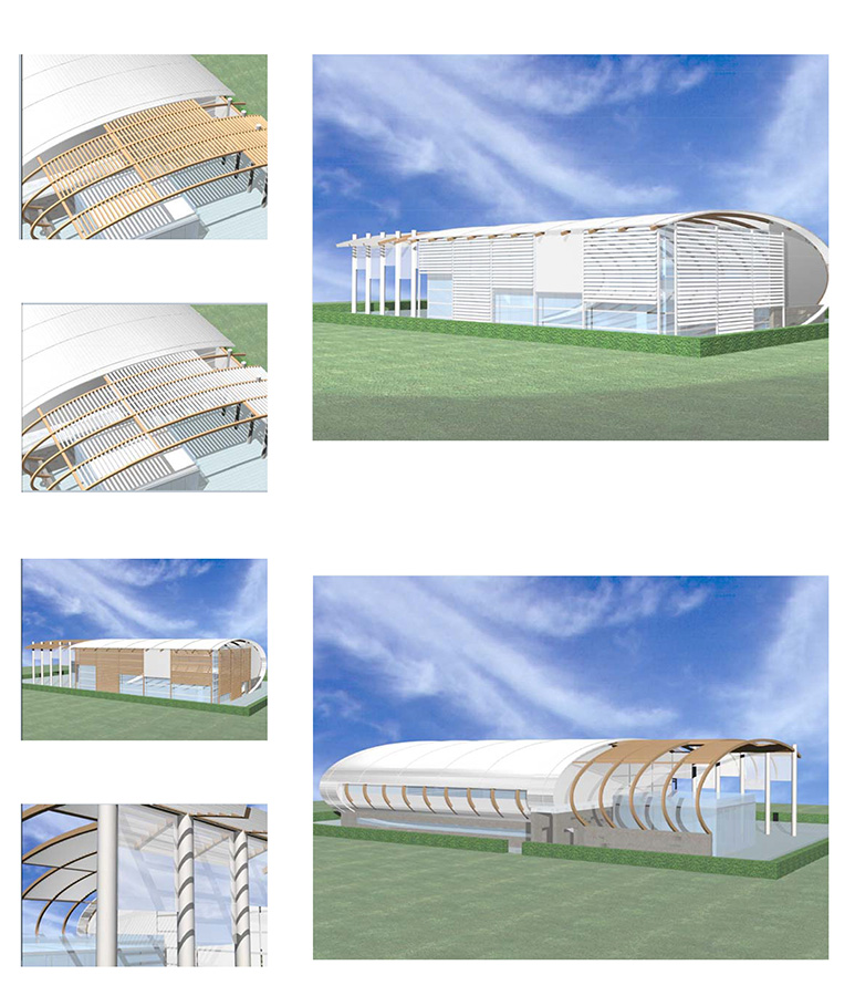 Progettazione architettonica edilizia terziaria - Agorà Soluzioni - Palazzetto dello sport di Carpi
